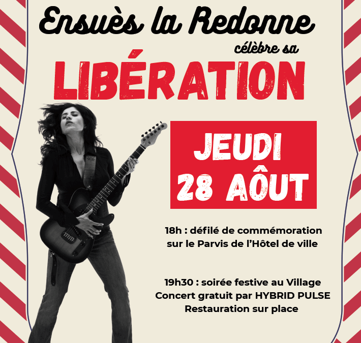 Ensuès la Redonne célèbre sa libération jeudi 28 août !