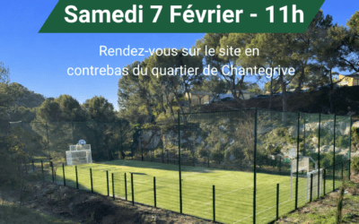 Inauguration des travaux de rénovation du City Stade