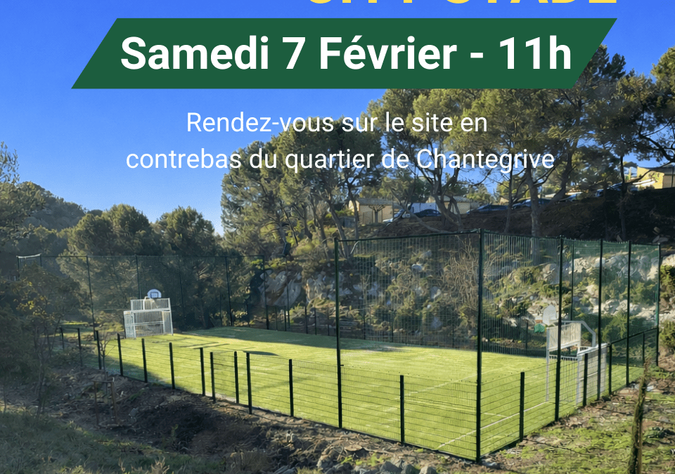 Inauguration des travaux de rénovation du City Stade