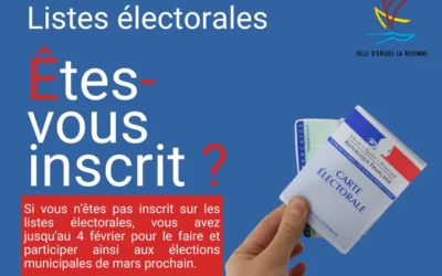 Municipales 2026 : derniers jours pour vous inscrire sur les listes électorales