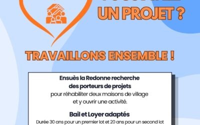 Appel à manifestation d’intérêt – recherche de porteurs de projets – Cœur de Village