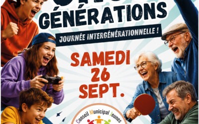 Choc des Générations, 3ème édition le samedi 26 septembre…